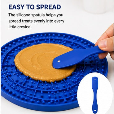Nexora Premium Dog Lick Mat Set-Large + Small + Spatula