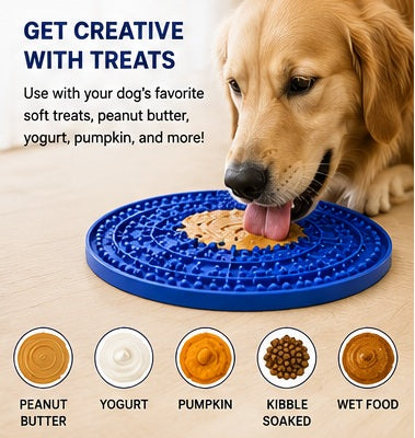 Nexora Premium Dog Lick Mat Set-Large + Small + Spatula
